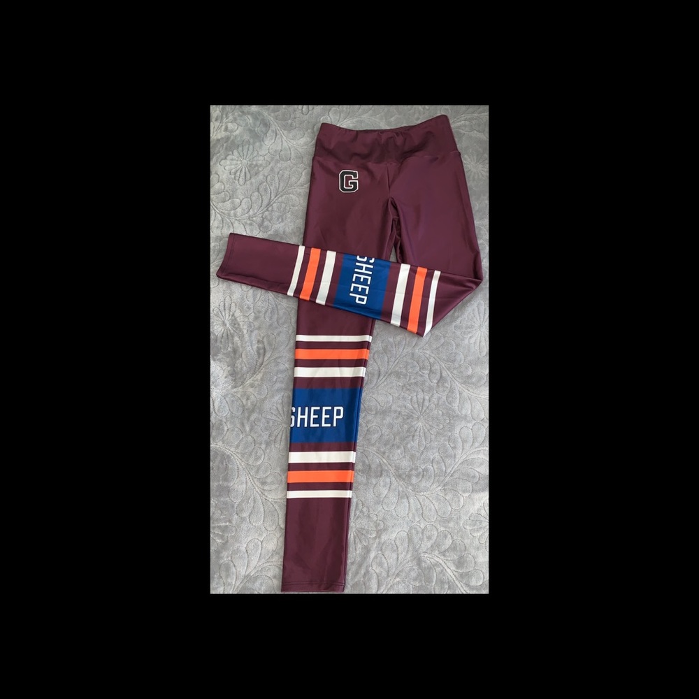 GOLDSHEEP maroon leggings